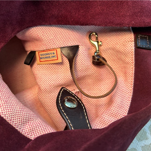 NWOT🌸Dooney & Burke Suede Bucket Bag (on trend right now!) - Picture 12 of 16